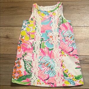 Lilly Pulitzer 3T Floral 20th Anniversary Sleeveless Dress